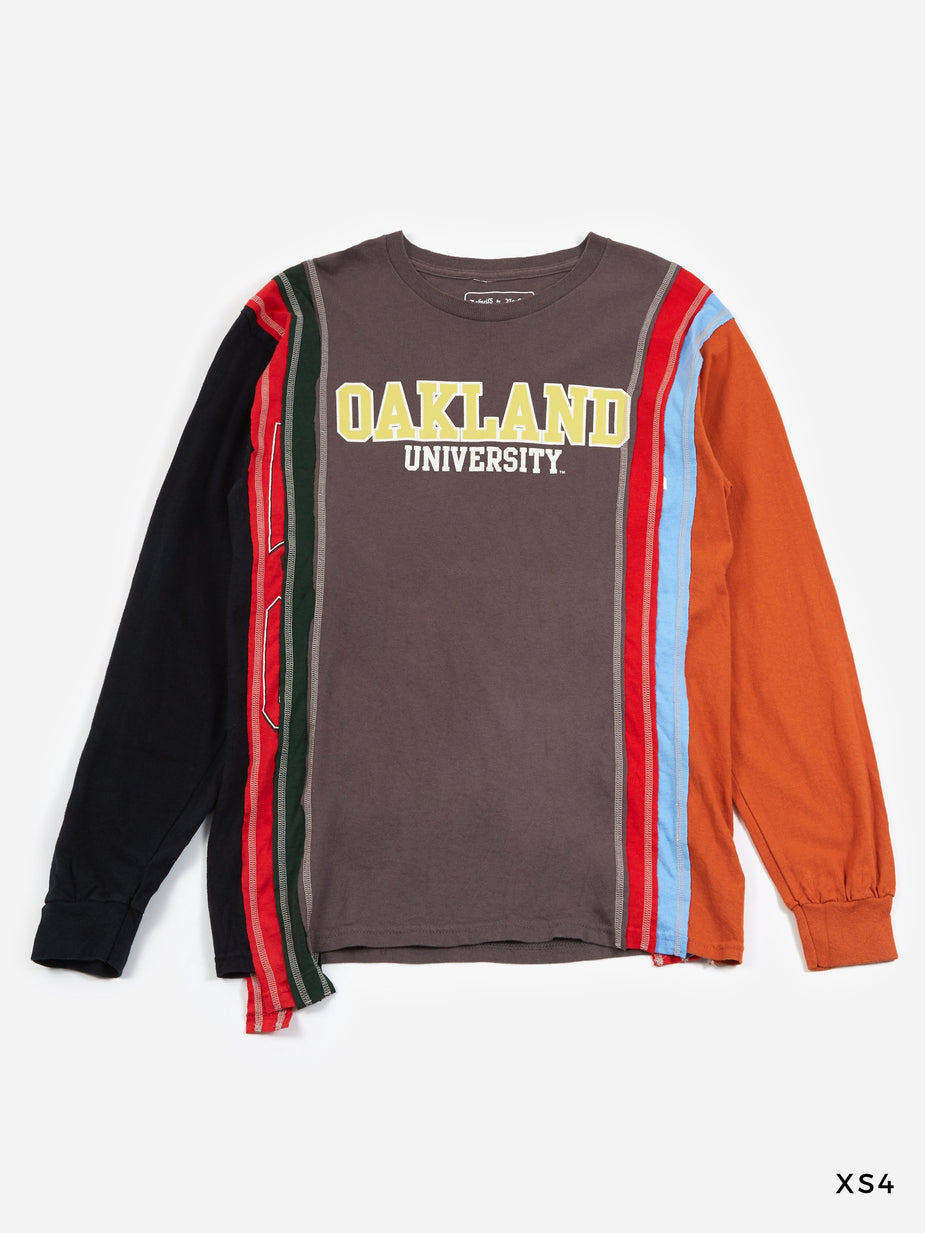 Needles Needles 7 Cuts Long Sleeve College T-Shirt X-Small - Multi - Multi