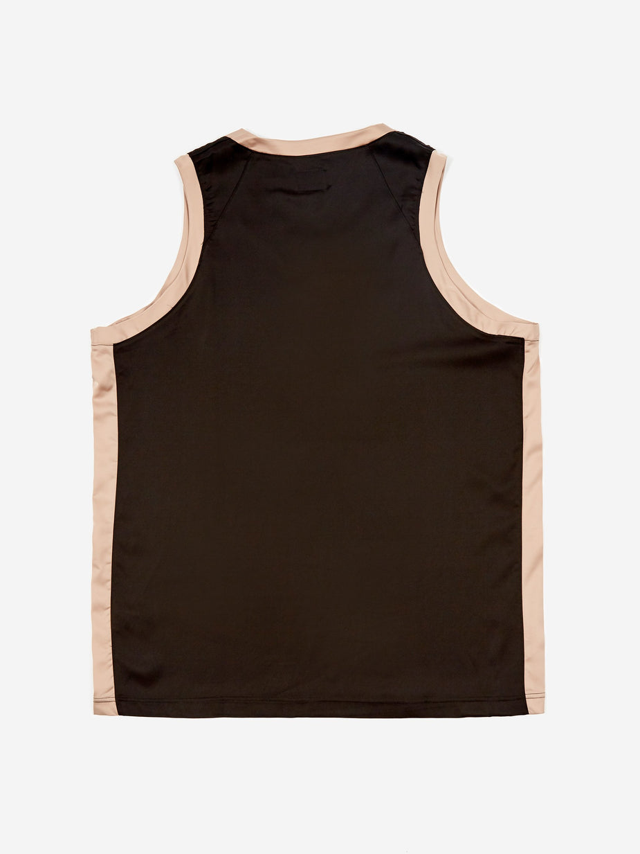 Needles Needles Papillon Embroidered Tank Top - Black - Black