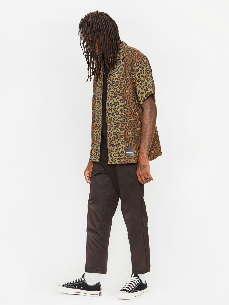 Neighborhood Neighborhood Aloha Leopard / RL-Shirt - Leopard - Animal Print