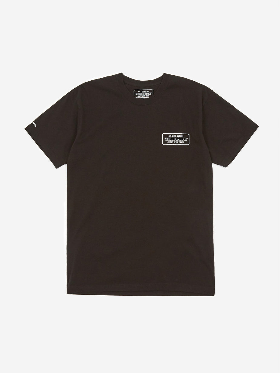 Neighborhood Neighborhood Bar & Shield / C-Tee Shortsleeve - Black - Black