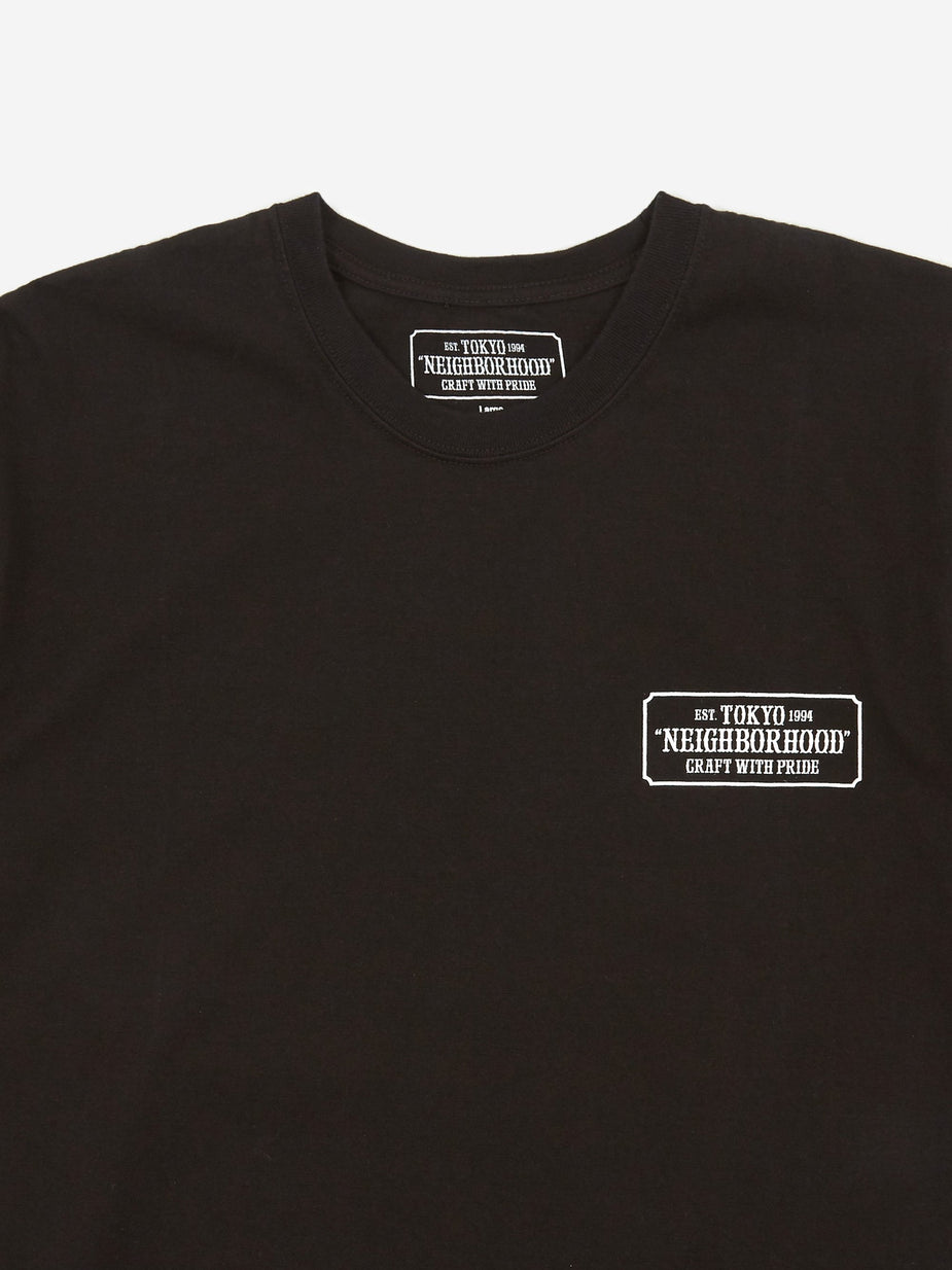 Neighborhood Neighborhood Bar & Shield / C-Tee Shortsleeve - Black - Black
