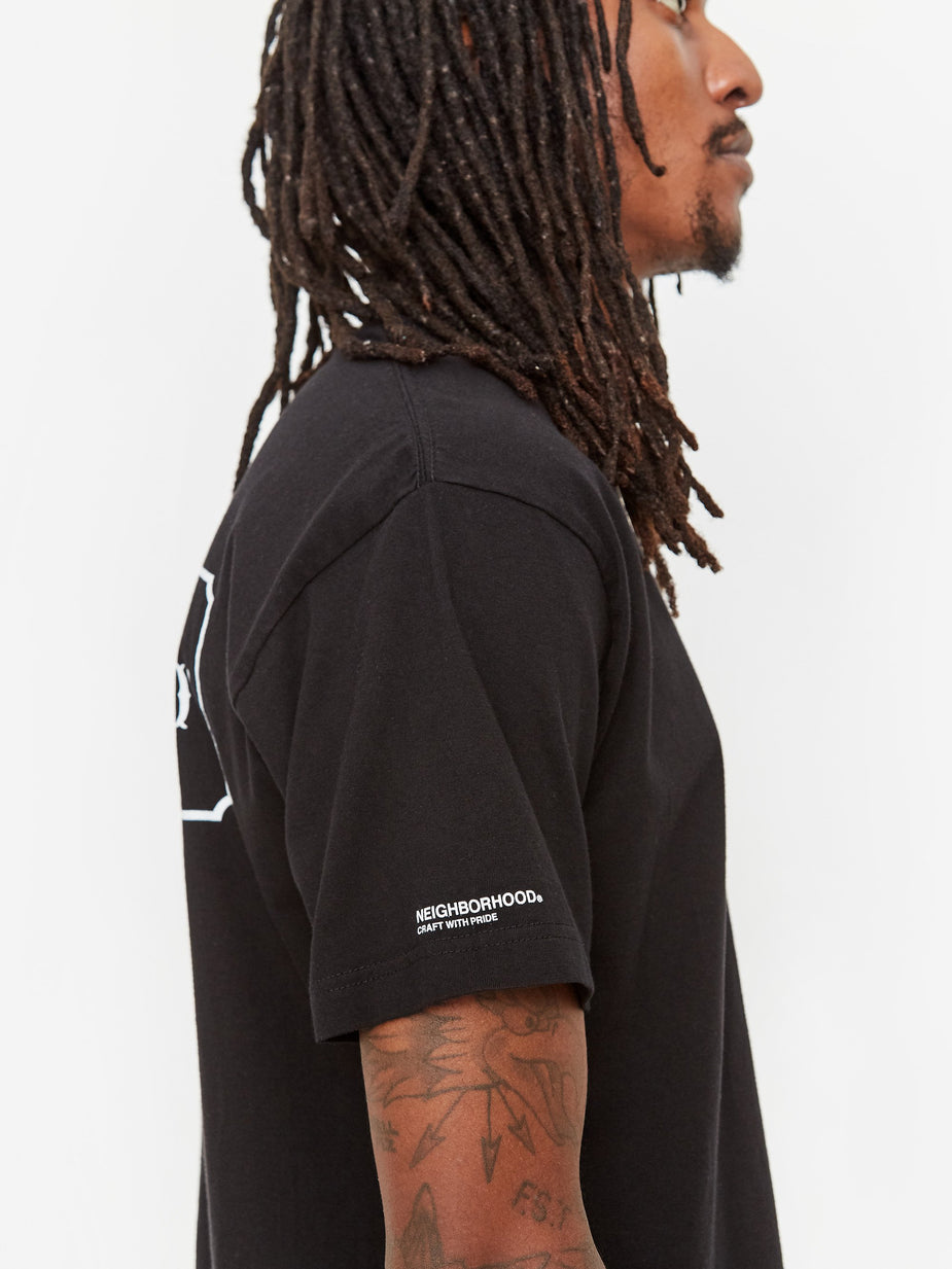 Neighborhood Neighborhood Bar & Shield / C-Tee Shortsleeve - Black - Black