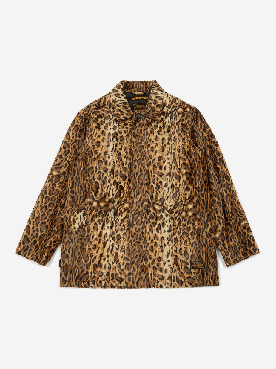 Neighborhood Neighborhood B.C Fur / R-Coat - Leopard - Animal Print