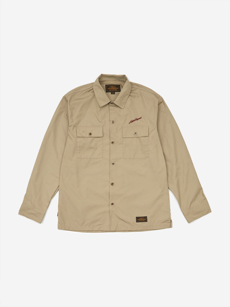 Neighborhood Neighborhood Classic Work / EC-Shirt - Beige - Neutrals