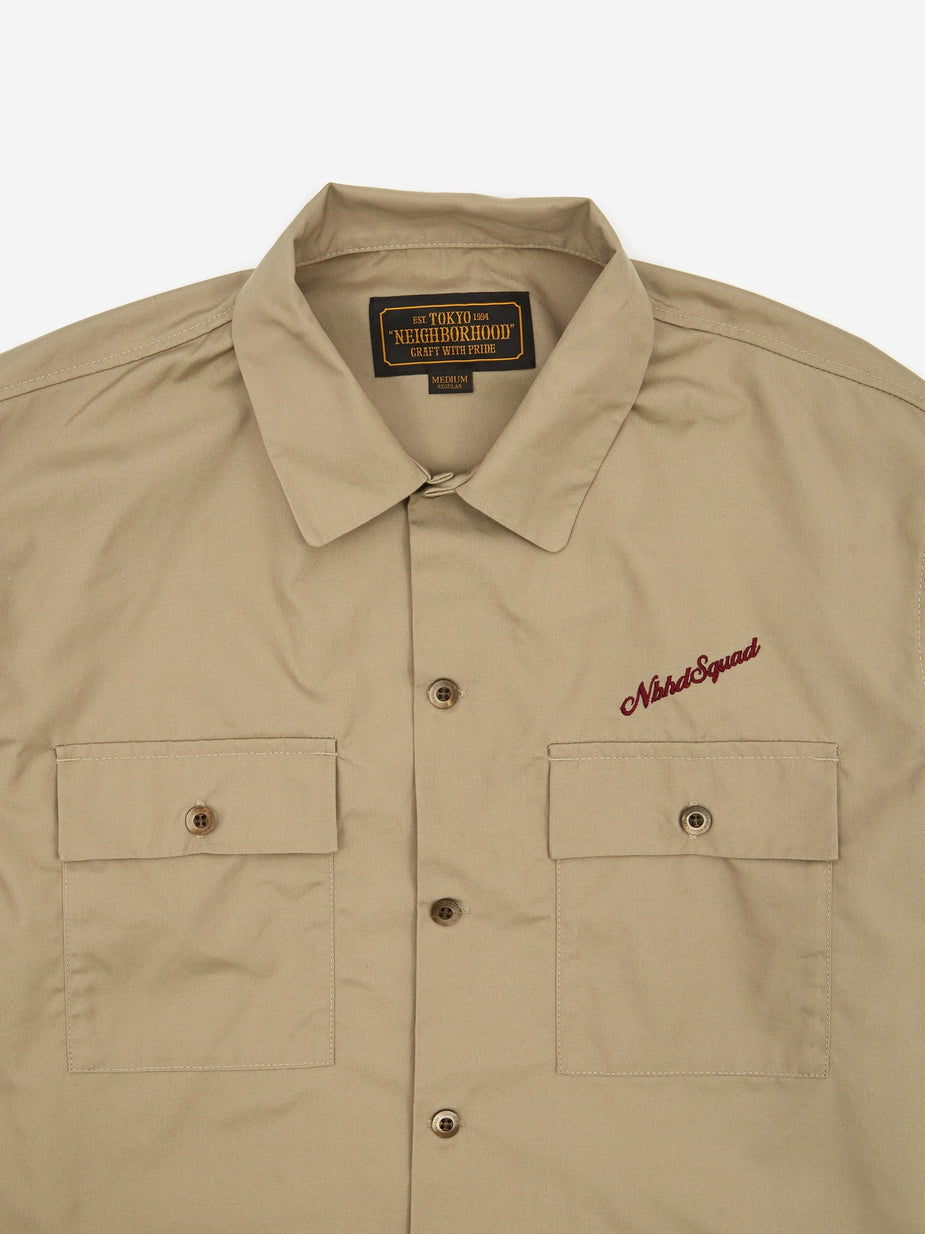 Neighborhood Neighborhood Classic Work / EC-Shirt - Beige - Neutrals