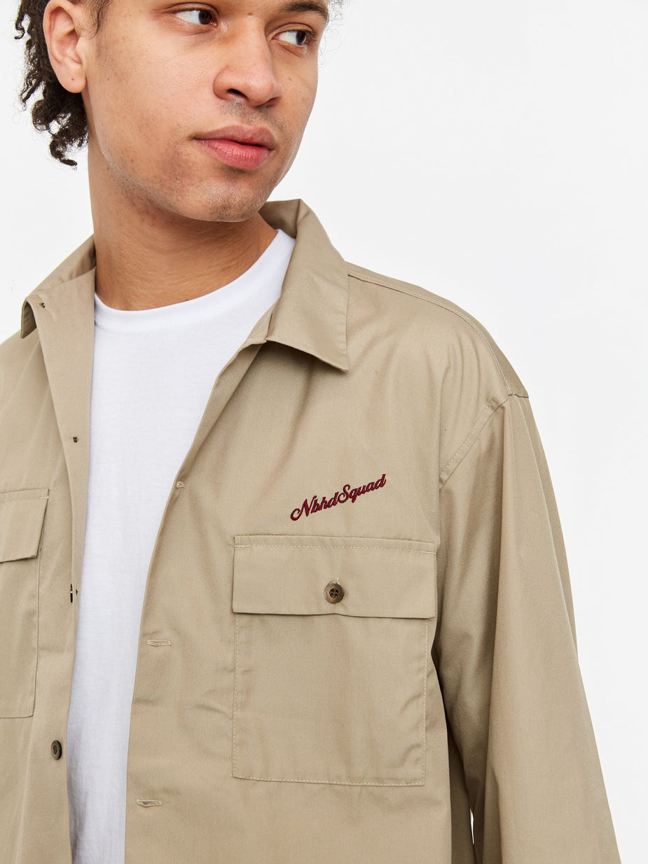 Neighborhood Neighborhood Classic Work / EC-Shirt - Beige - Neutrals