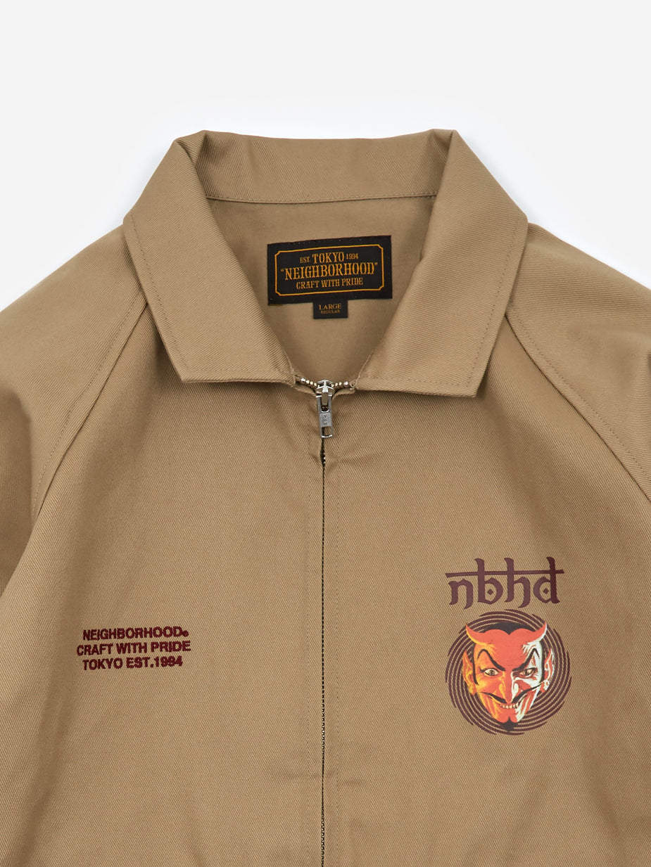 Neighborhood Neighborhood Drizzler/ EC Jacket - Beige - Neutrals