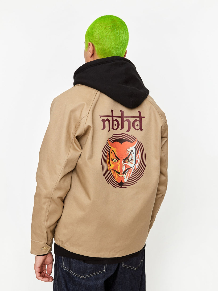 Neighborhood Neighborhood Drizzler/ EC Jacket - Beige - Neutrals