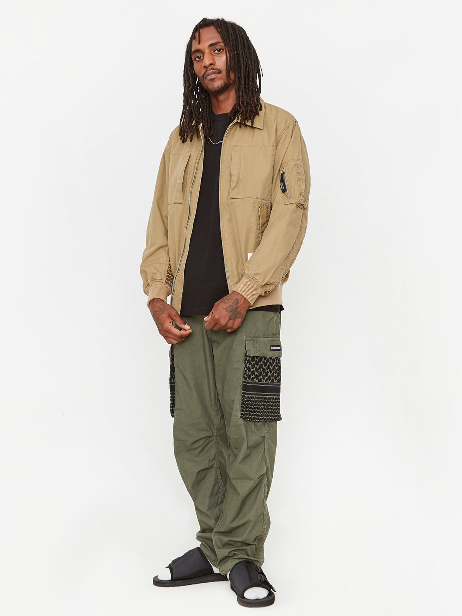 Neighborhood Neighborhood Helicrew SMG / C-JKT - Khaki - Neutrals