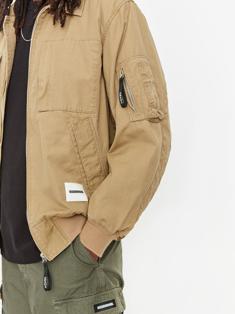 Neighborhood Neighborhood Helicrew SMG / C-JKT - Khaki - Neutrals