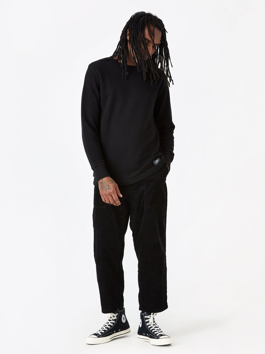 Neighborhood Neighborhood Longsleeve B-Waffle / C - Black - Black