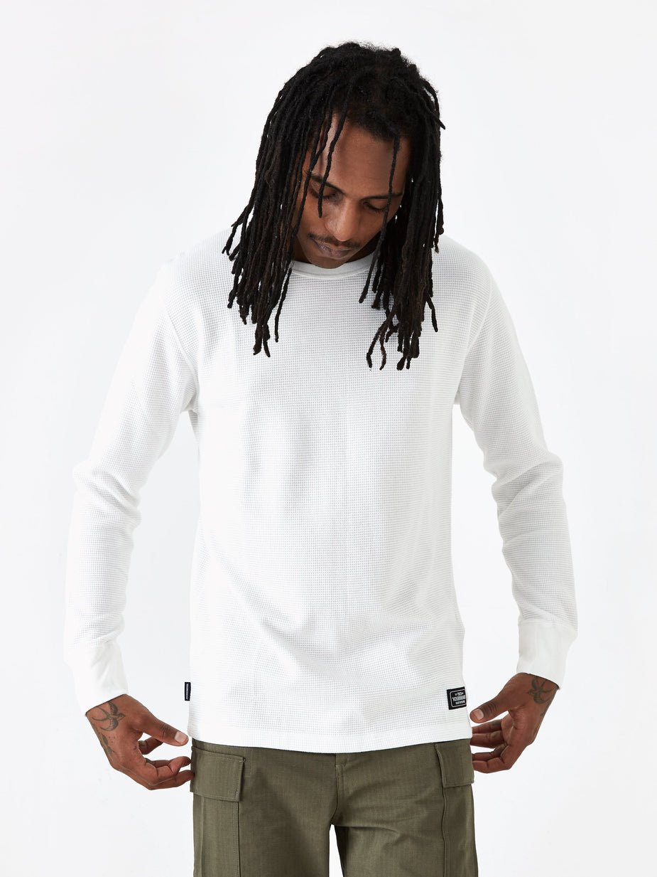 Neighborhood Neighborhood Longsleeve B-Waffle / C - White - White
