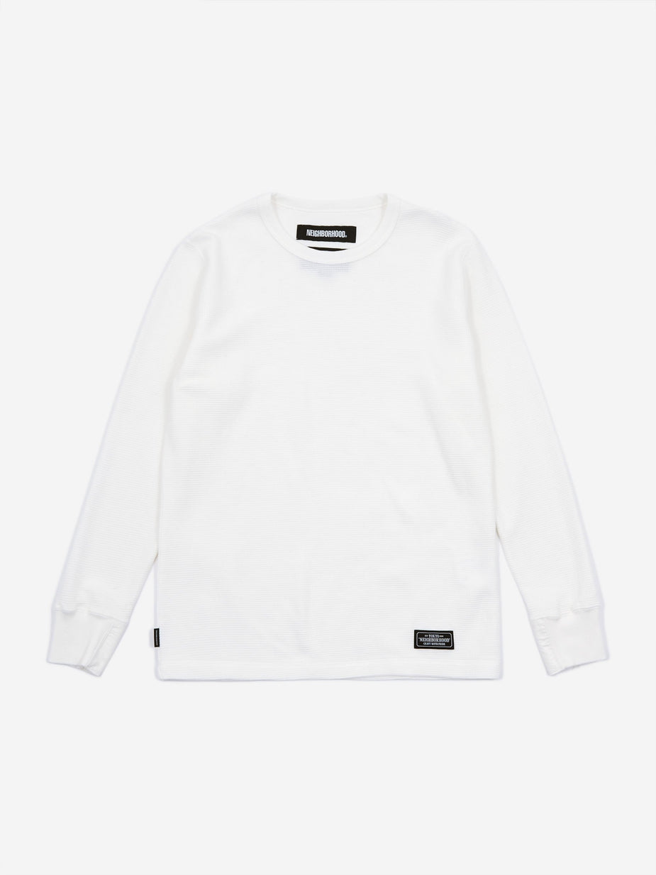 Neighborhood Neighborhood Longsleeve B-Waffle / C - White - White