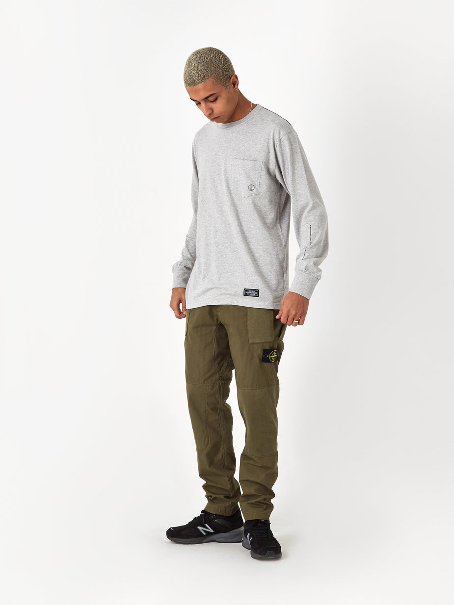 Neighborhood Neighborhood Longsleeve Classic-P / C - Grey - Grey