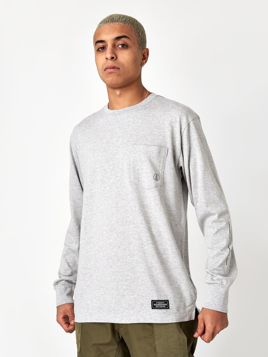 Neighborhood Neighborhood Longsleeve Classic-P / C - Grey - Grey