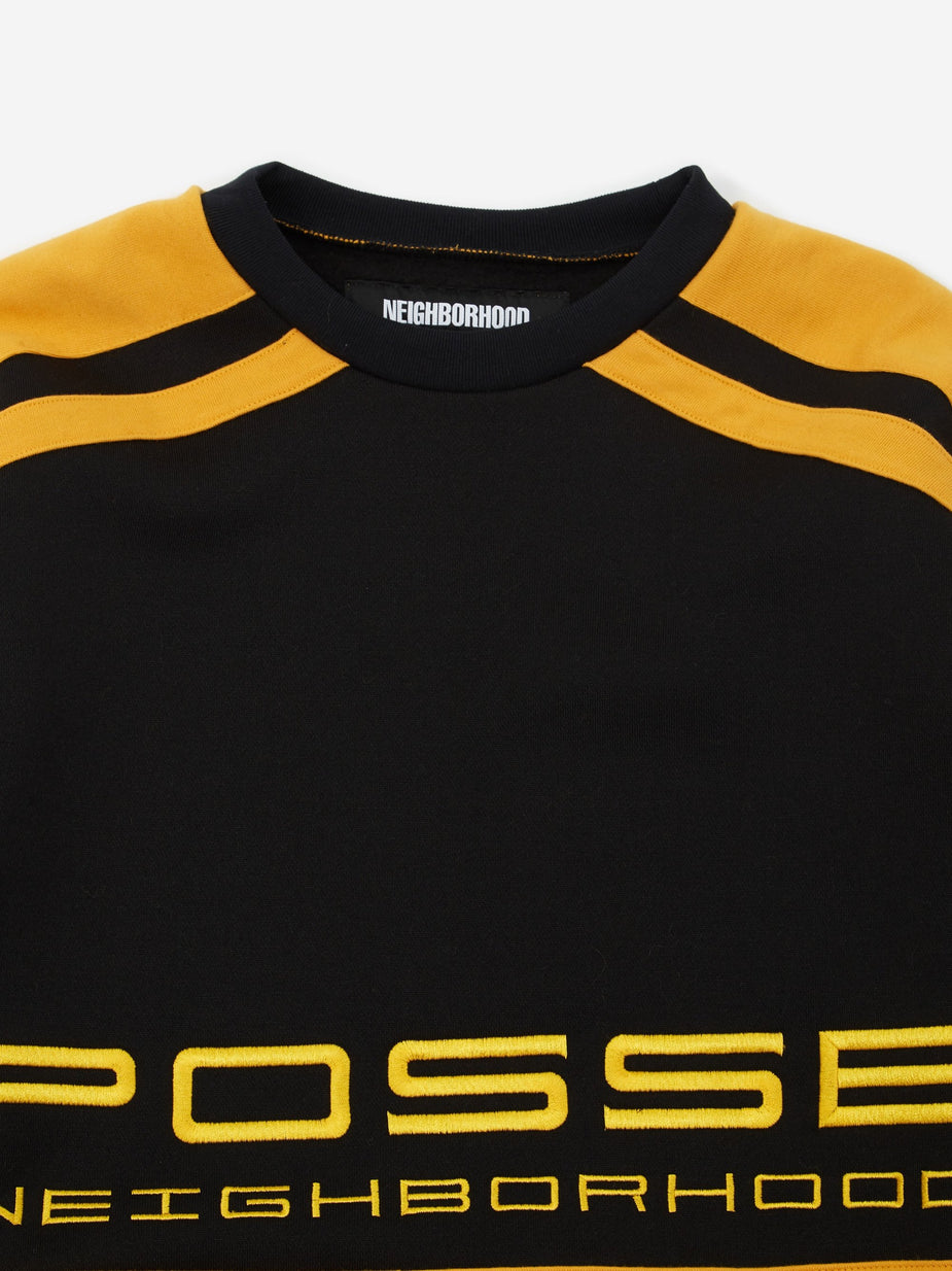 Neighborhood Neighborhood Longsleeve Jersey / CE-CREW - Black - Black