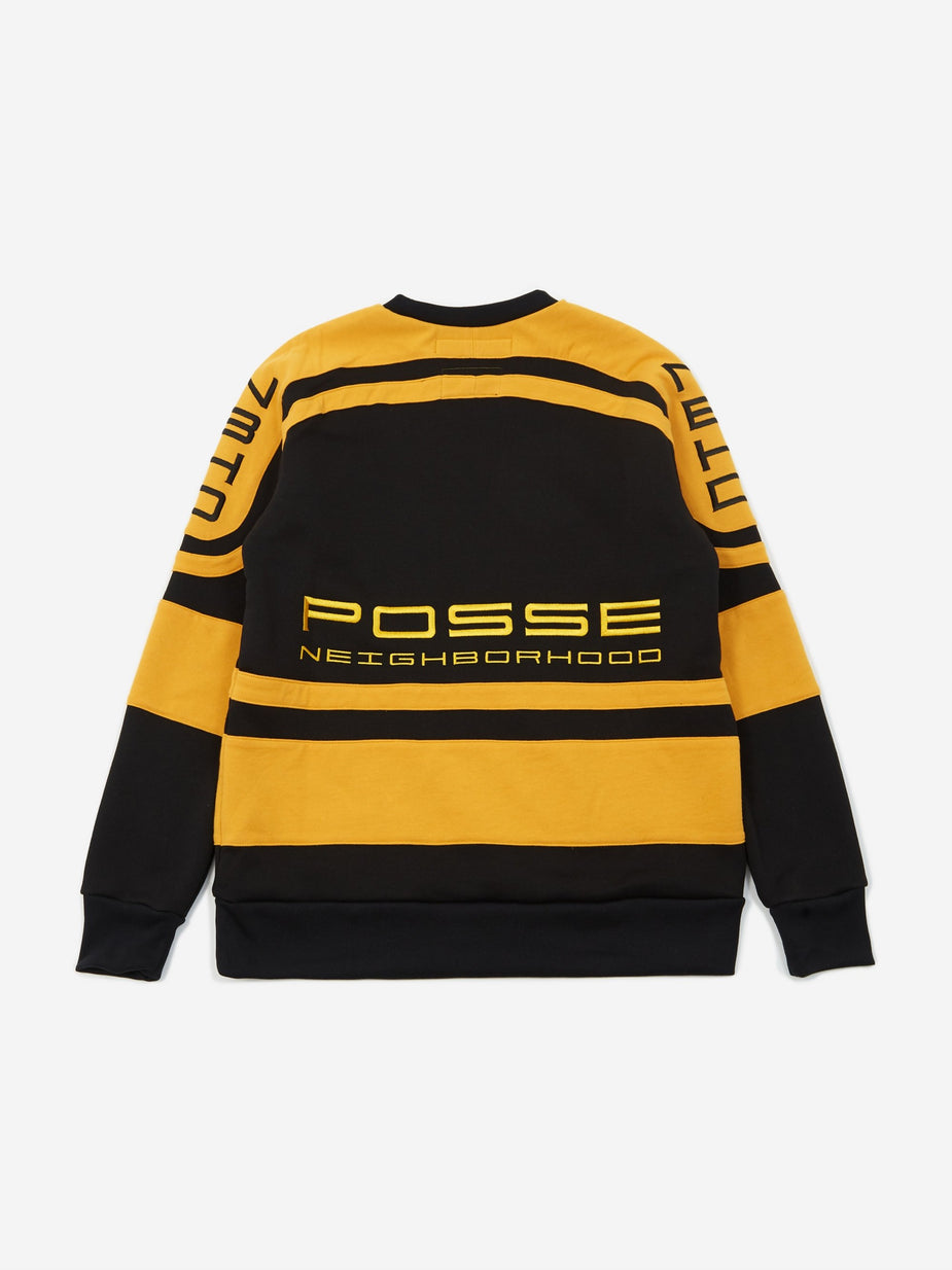 Neighborhood Neighborhood Longsleeve Jersey / CE-CREW - Black - Black