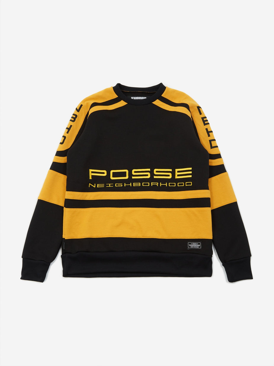 Neighborhood Neighborhood Longsleeve Jersey / CE-CREW - Black - Black