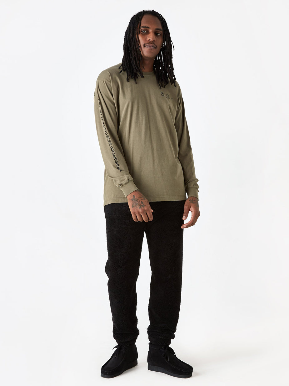 Neighborhood Neighborhood Longsleeve Signaling / C-TEE - Olive Drab - Green