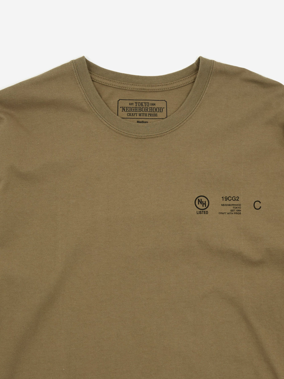 Neighborhood Neighborhood Longsleeve Signaling / C-TEE - Olive Drab - Green