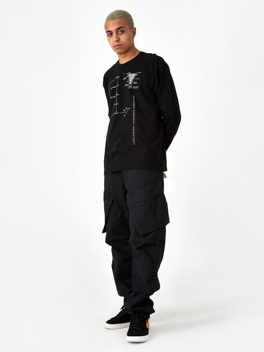 Neighborhood Neighborhood Longsleeve Srl . Bio / C-TEE - Black - Black