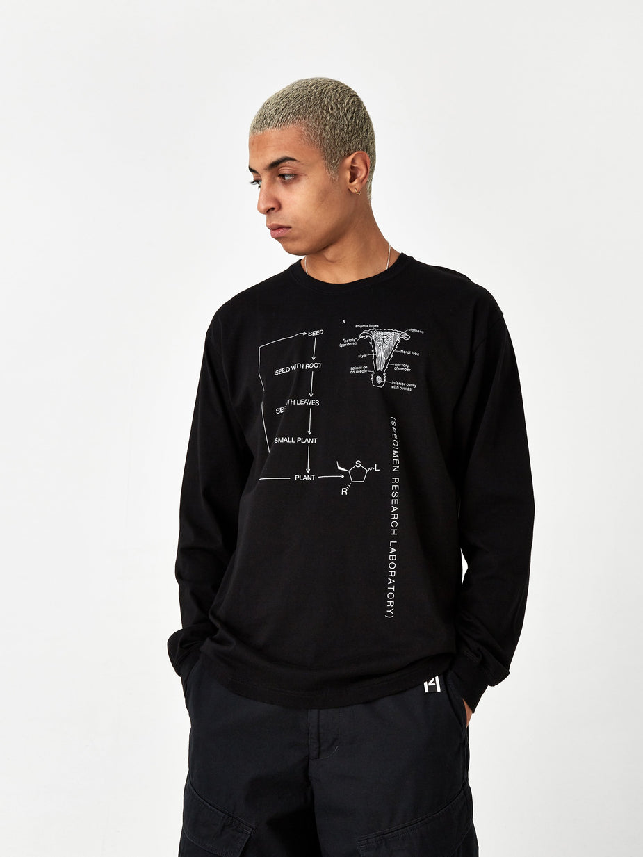 Neighborhood Neighborhood Longsleeve Srl . Bio / C-TEE - Black - Black