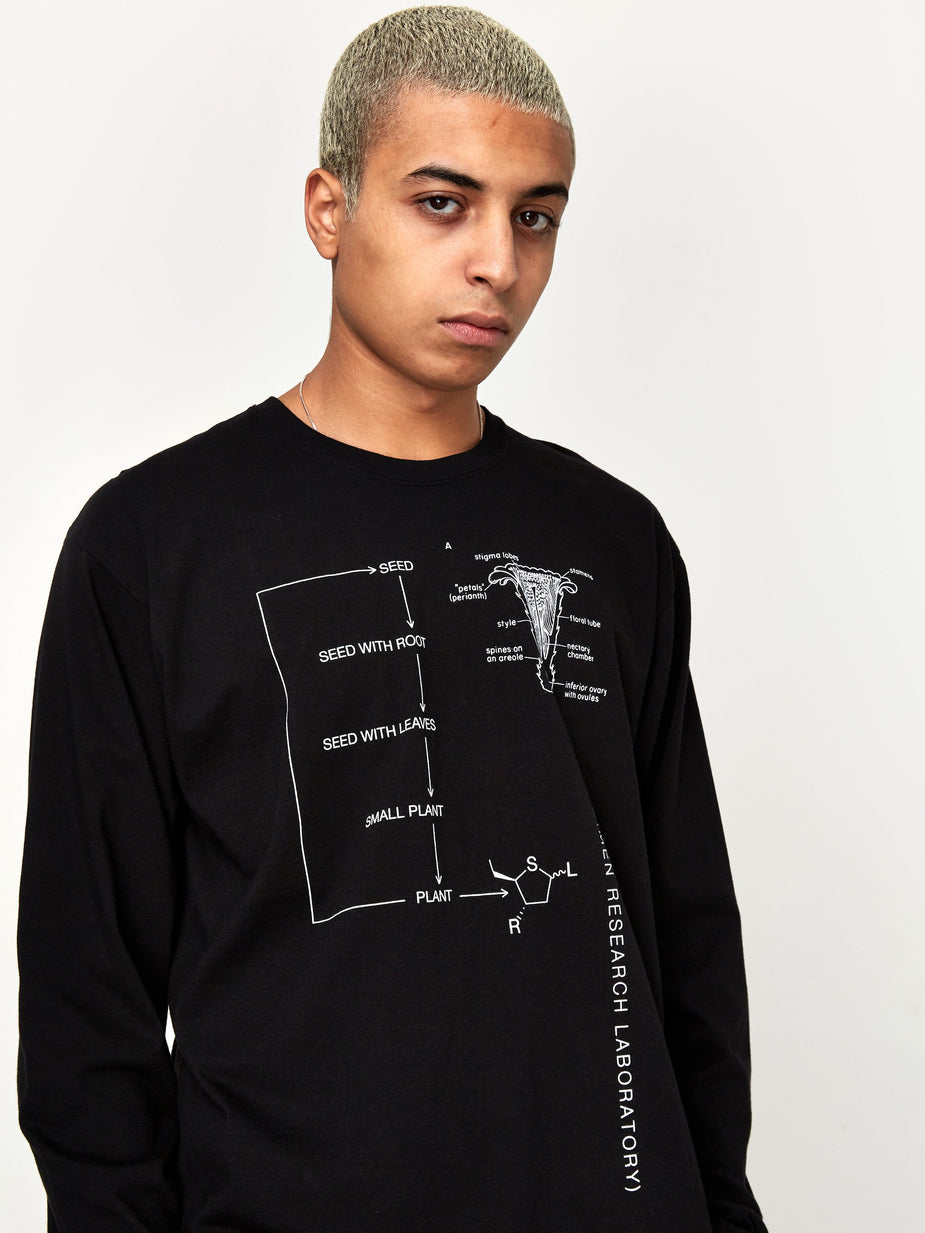 Neighborhood Neighborhood Longsleeve Srl . Bio / C-TEE - Black - Black
