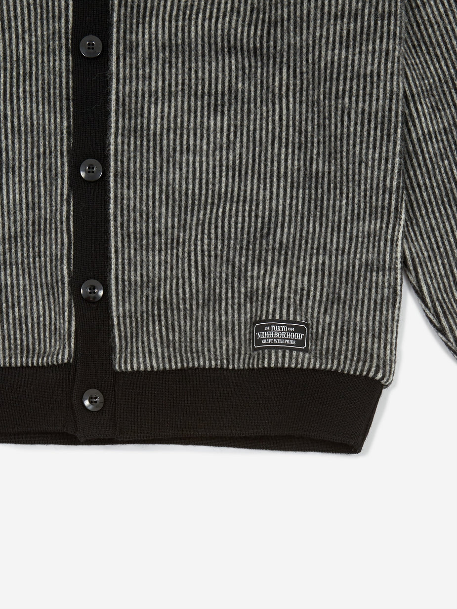 Neighborhood Neighborhood Longsleeve Stripe Cube / W-CARDY - Black - Black