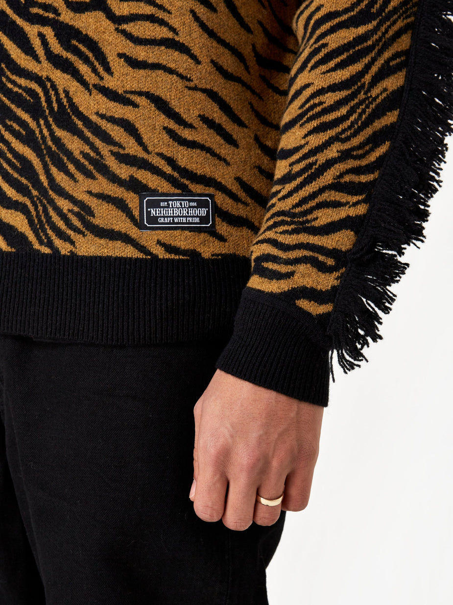Neighborhood Neighborhood Longsleeve Zebra / WN-KNIT - Gold - Gold