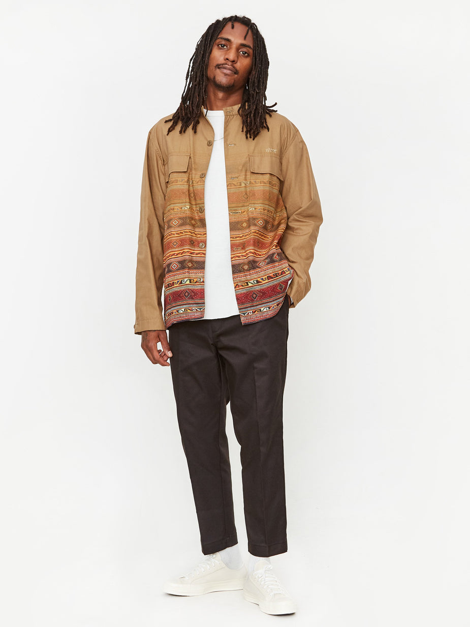 Neighborhood Neighborhood Military VE / C-Shirt - Khaki - Neutrals