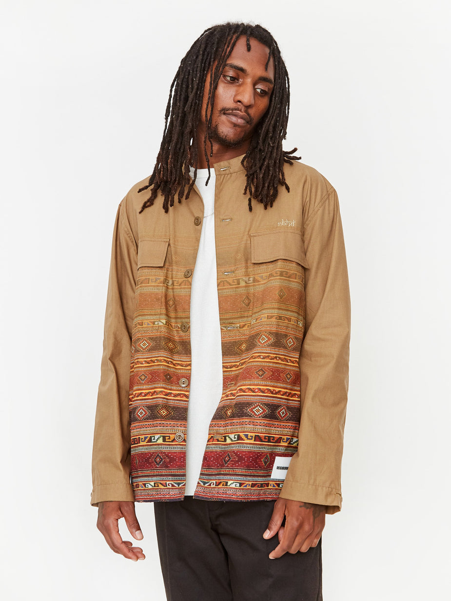 Neighborhood Neighborhood Military VE / C-Shirt - Khaki - Neutrals