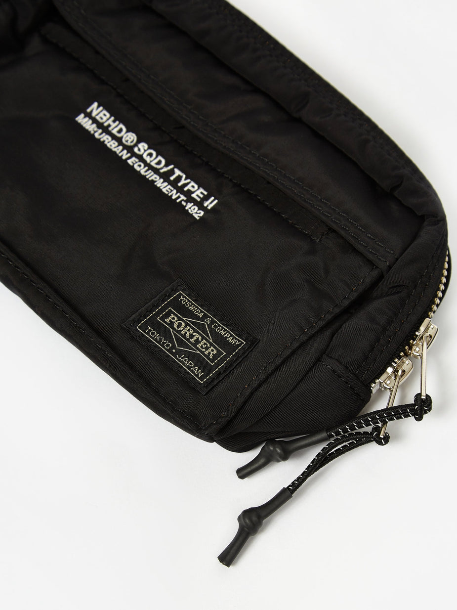 Neighborhood Neighborhood x Porter NHPT Pouch / NC-CASE - Black - Black