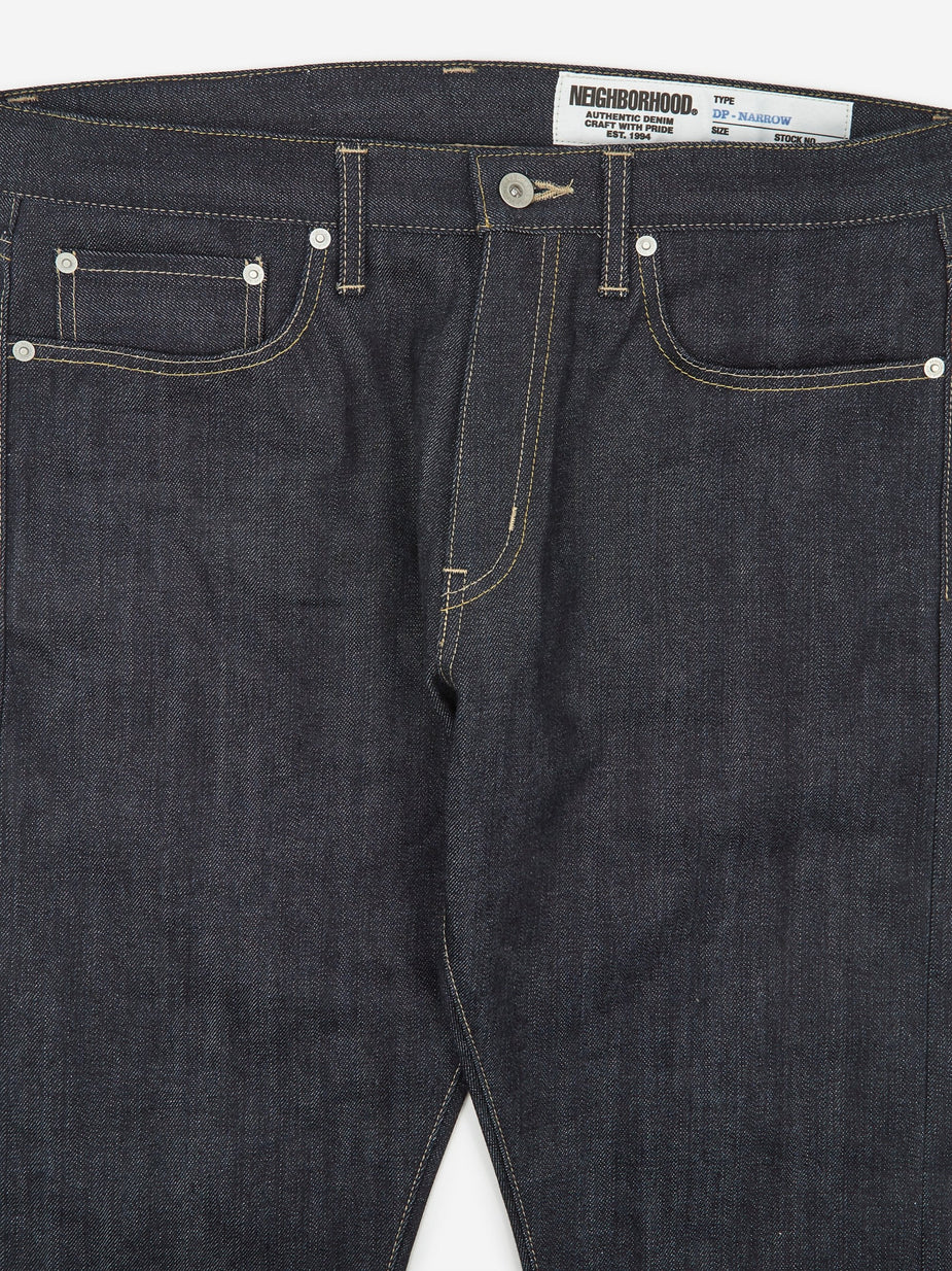 Neighborhood Neighborhood Rigid DP Narrow / 14oz Trouser - Indigo - Blue