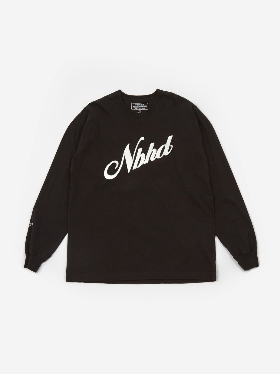 Neighborhood Neighborhood Script / C-Tee Longsleeve - Black - Black
