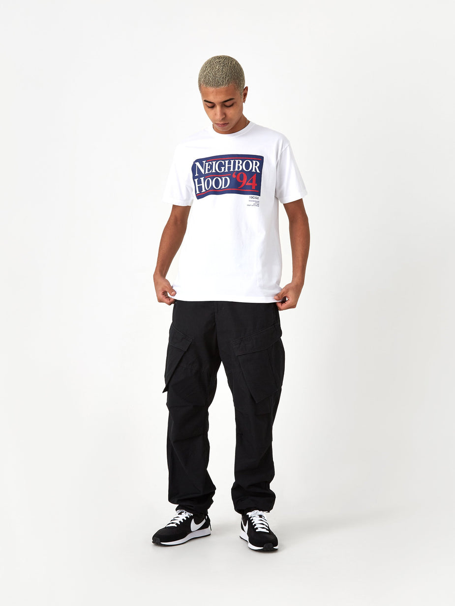 Neighborhood Neighborhood Shortsleeve 94 / C-TEE - White - White