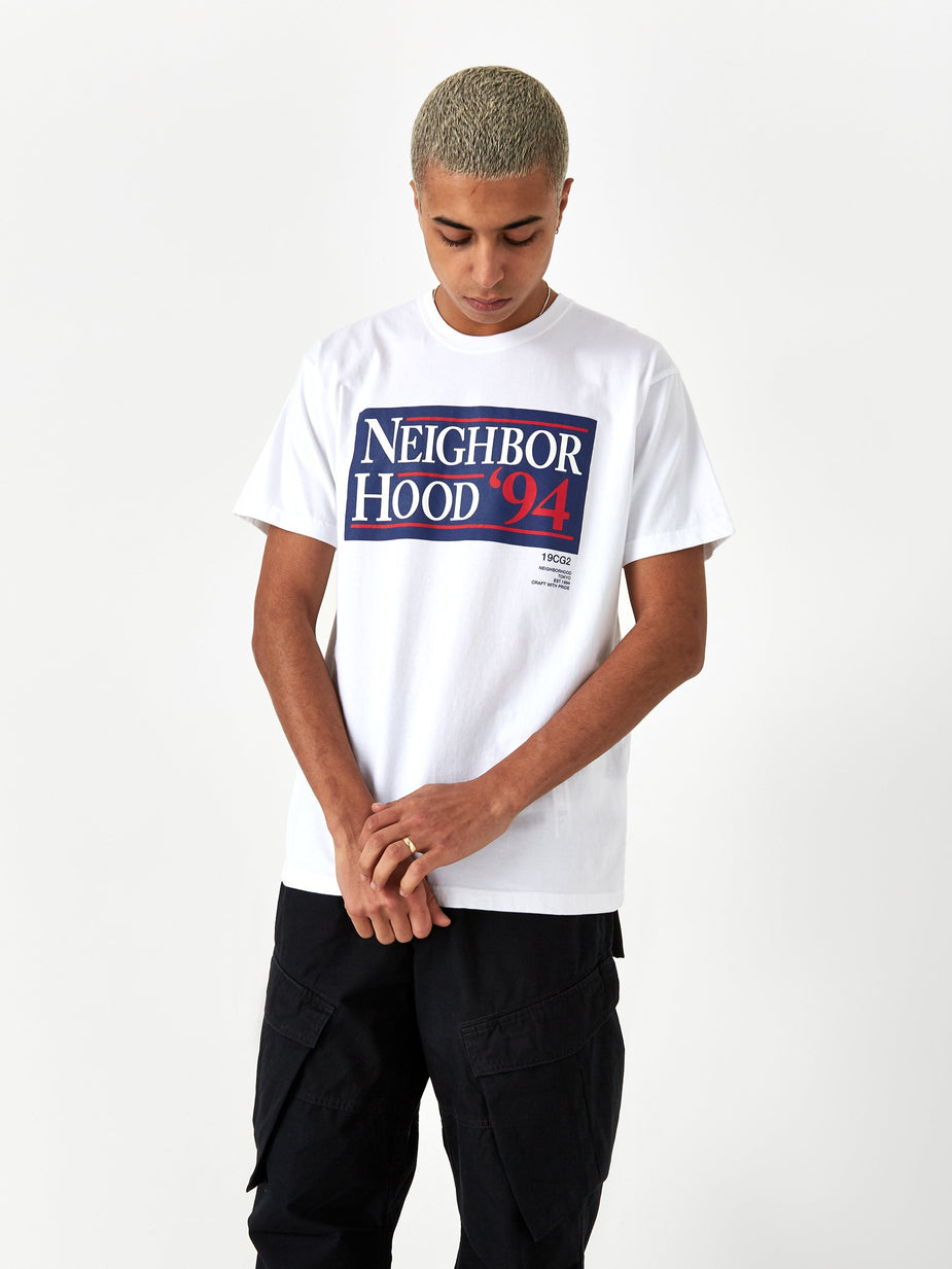 Neighborhood Neighborhood Shortsleeve 94 / C-TEE - White - White