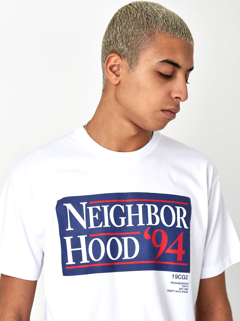 Neighborhood Neighborhood Shortsleeve 94 / C-TEE - White - White