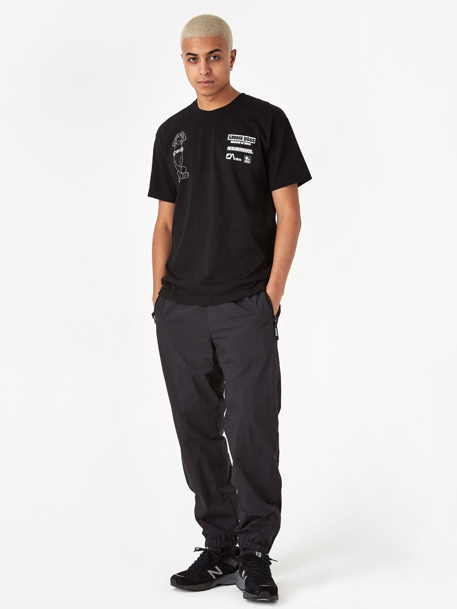 Neighborhood Neighborhood Shortsleeve Ana / C-TEE - Black x Blue - Blue