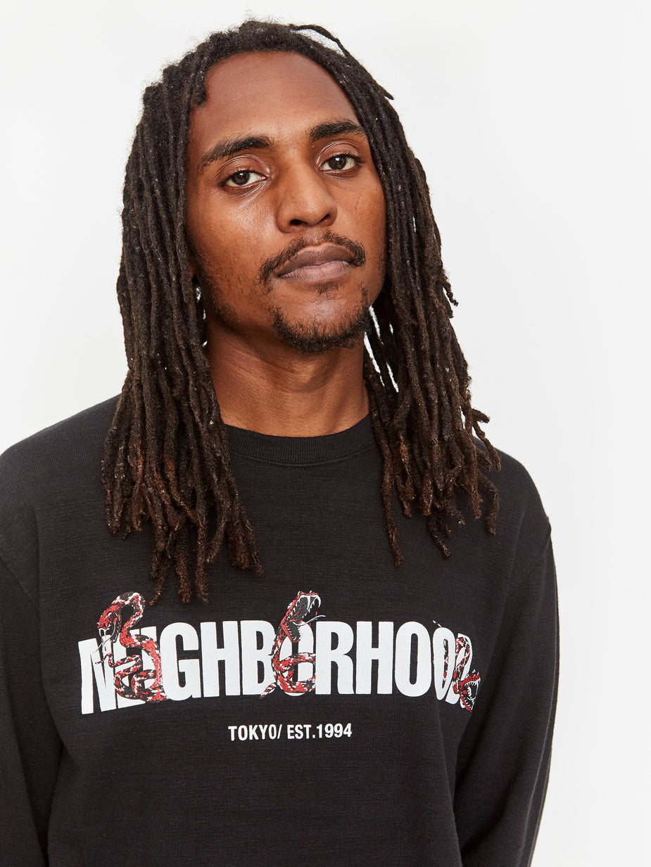 Neighborhood Neighborhood Slub / C-Crew - Black - Black