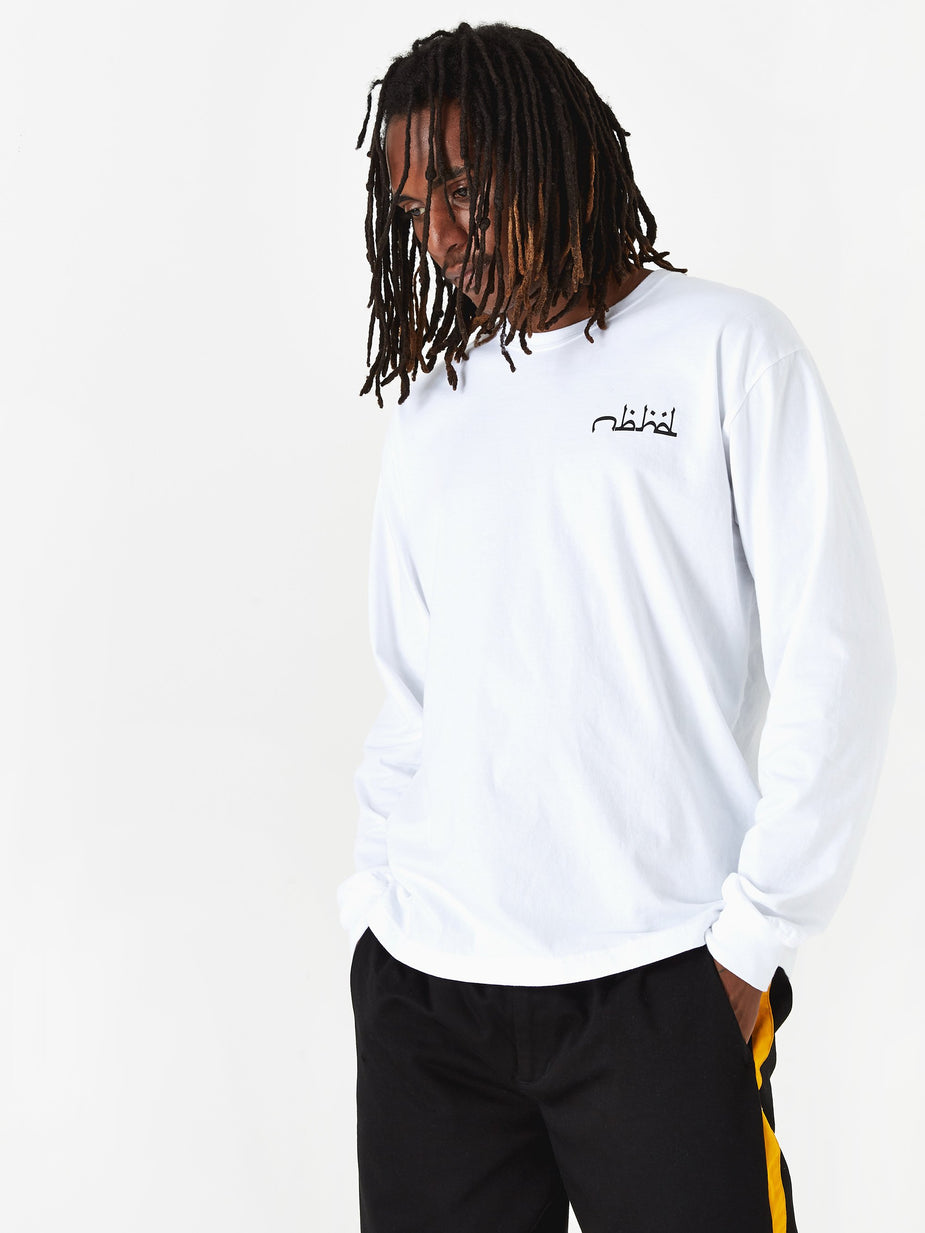Neighborhood Neighborhood Longsleeve NBHD ABJAD / C-Tee T - White - White