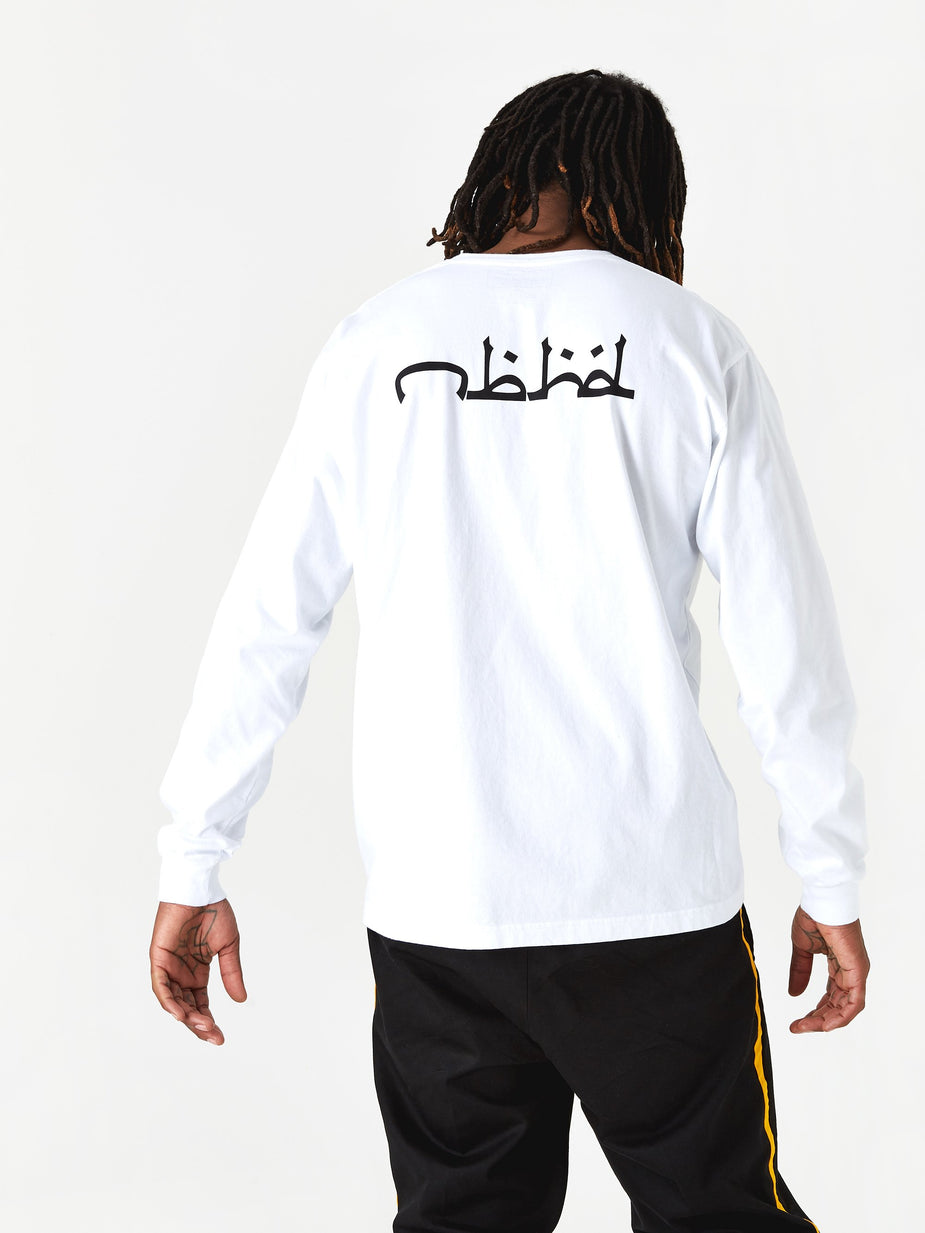 Neighborhood Neighborhood Longsleeve NBHD ABJAD / C-Tee T - White - White