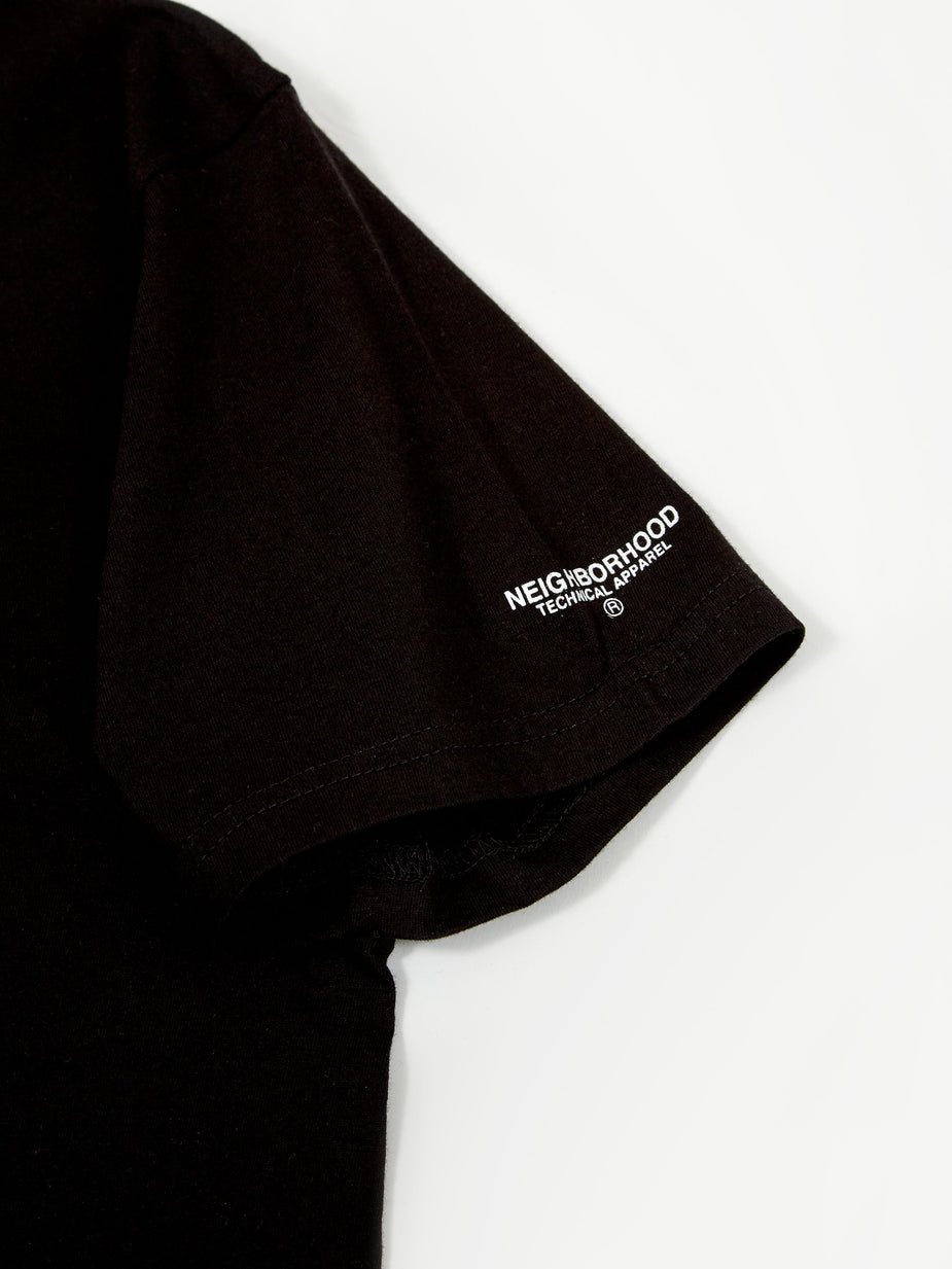 Neighborhood Neighborhood Classic 3 Pack Crew T-Shirts - Black - Black