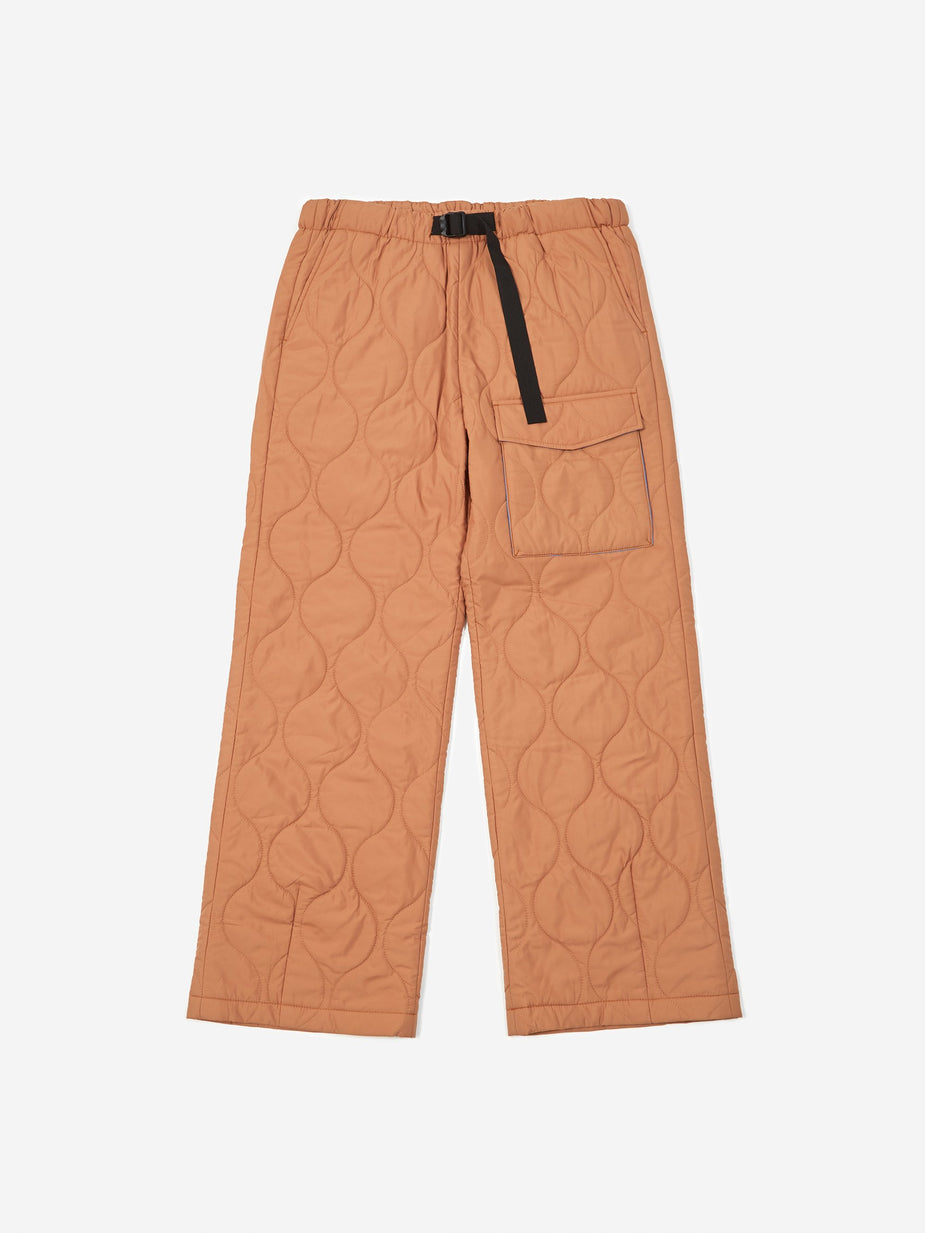 Neul Neul Cipolla Wadding Webbing Belt Pant - Biscuit - Other