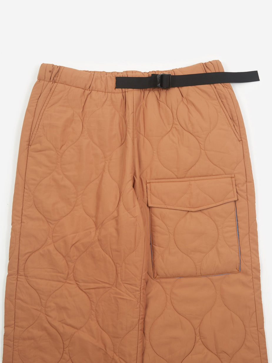 Neul Neul Cipolla Wadding Webbing Belt Pant - Biscuit - Other