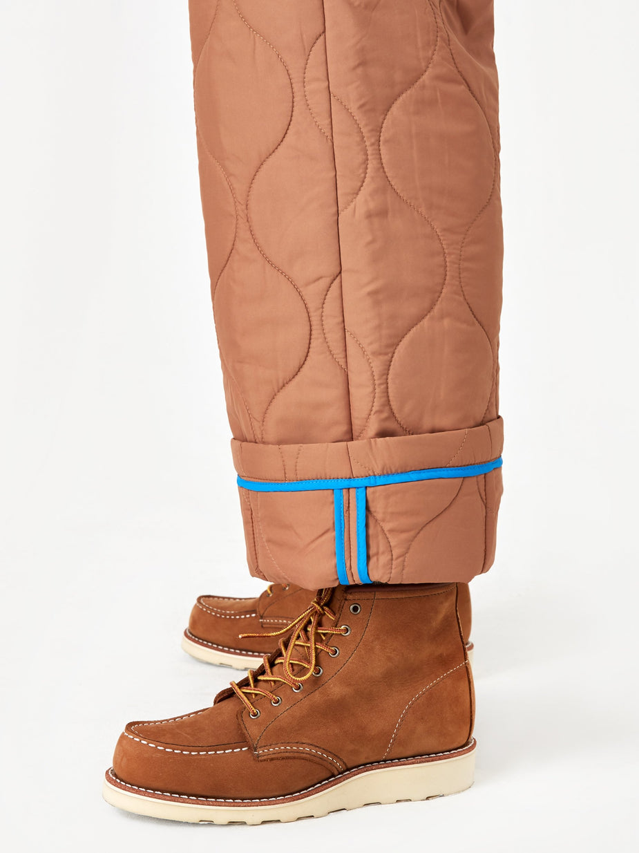 Neul Neul Cipolla Wadding Webbing Belt Pant - Biscuit - Other