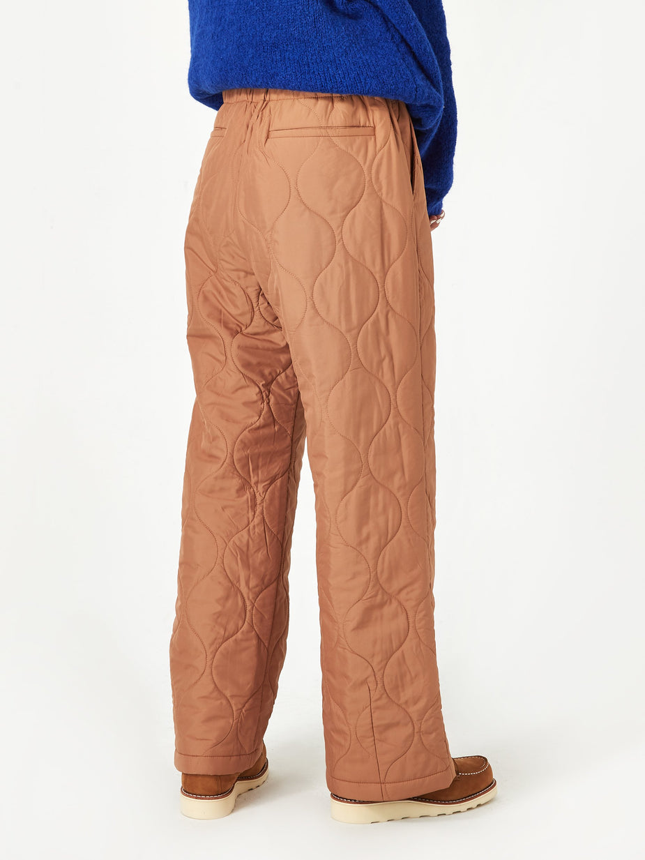Neul Neul Cipolla Wadding Webbing Belt Pant - Biscuit - Other