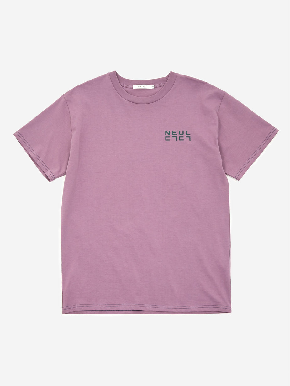 Neul Neul Contrast Stitch T-Shirt - Very Grape - Other