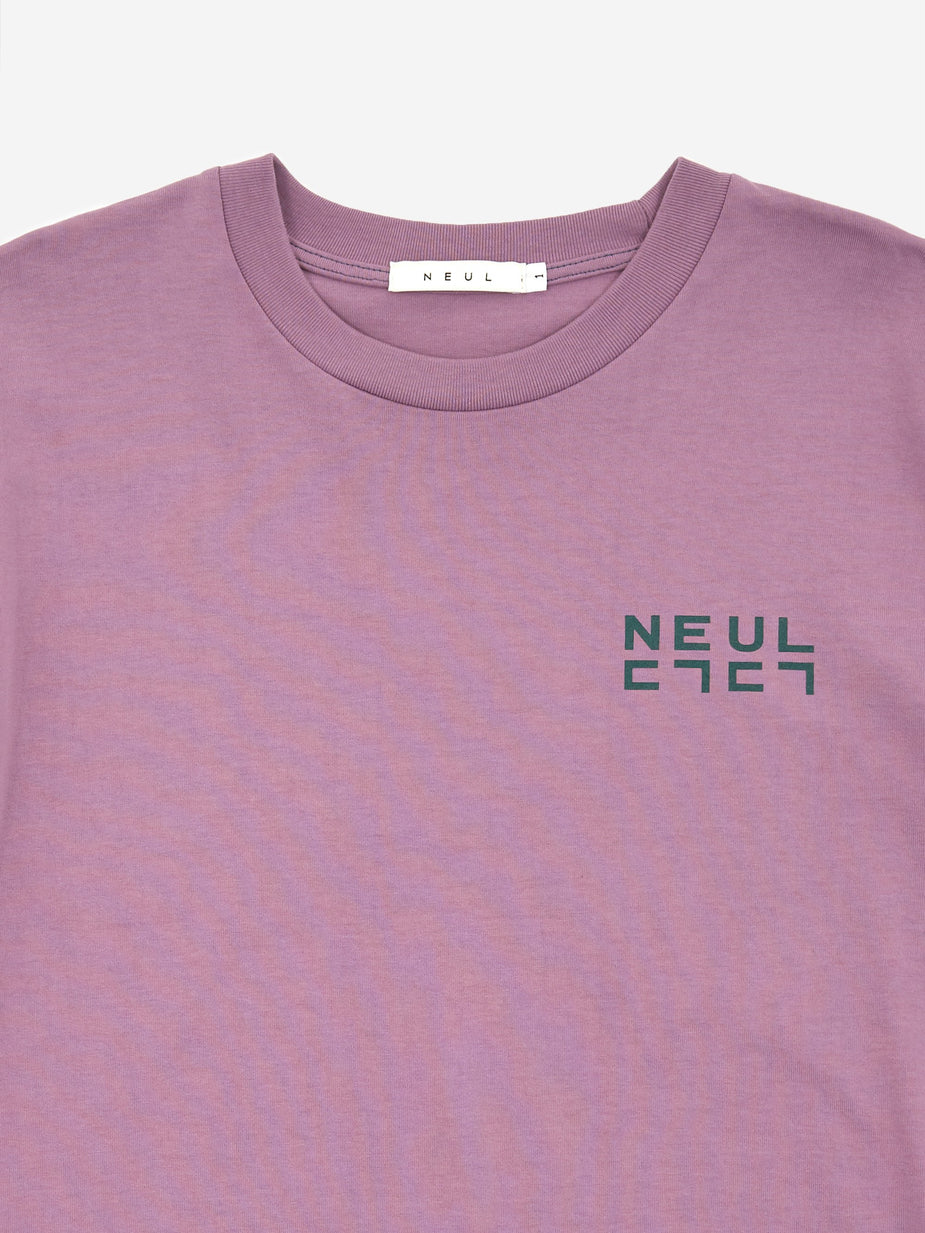 Neul Neul Contrast Stitch T-Shirt - Very Grape - Other