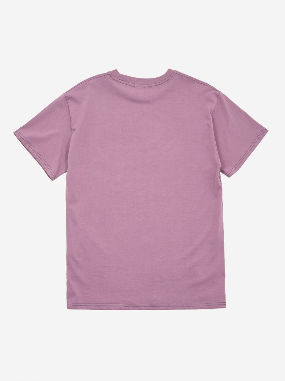 Neul Neul Contrast Stitch T-Shirt - Very Grape - Other