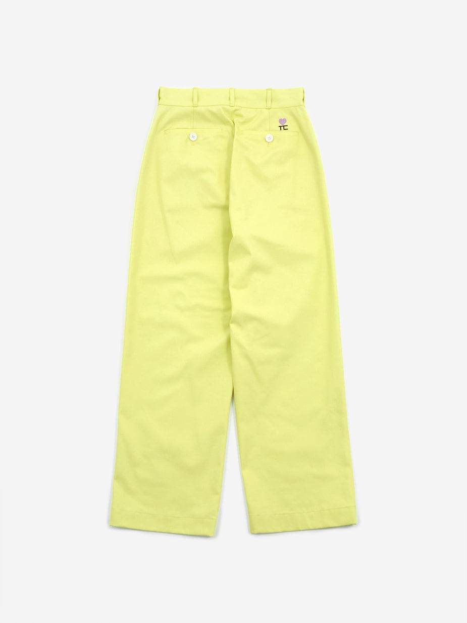 Neul Neul Lubdub Chino Trouser - Limelight - Green
